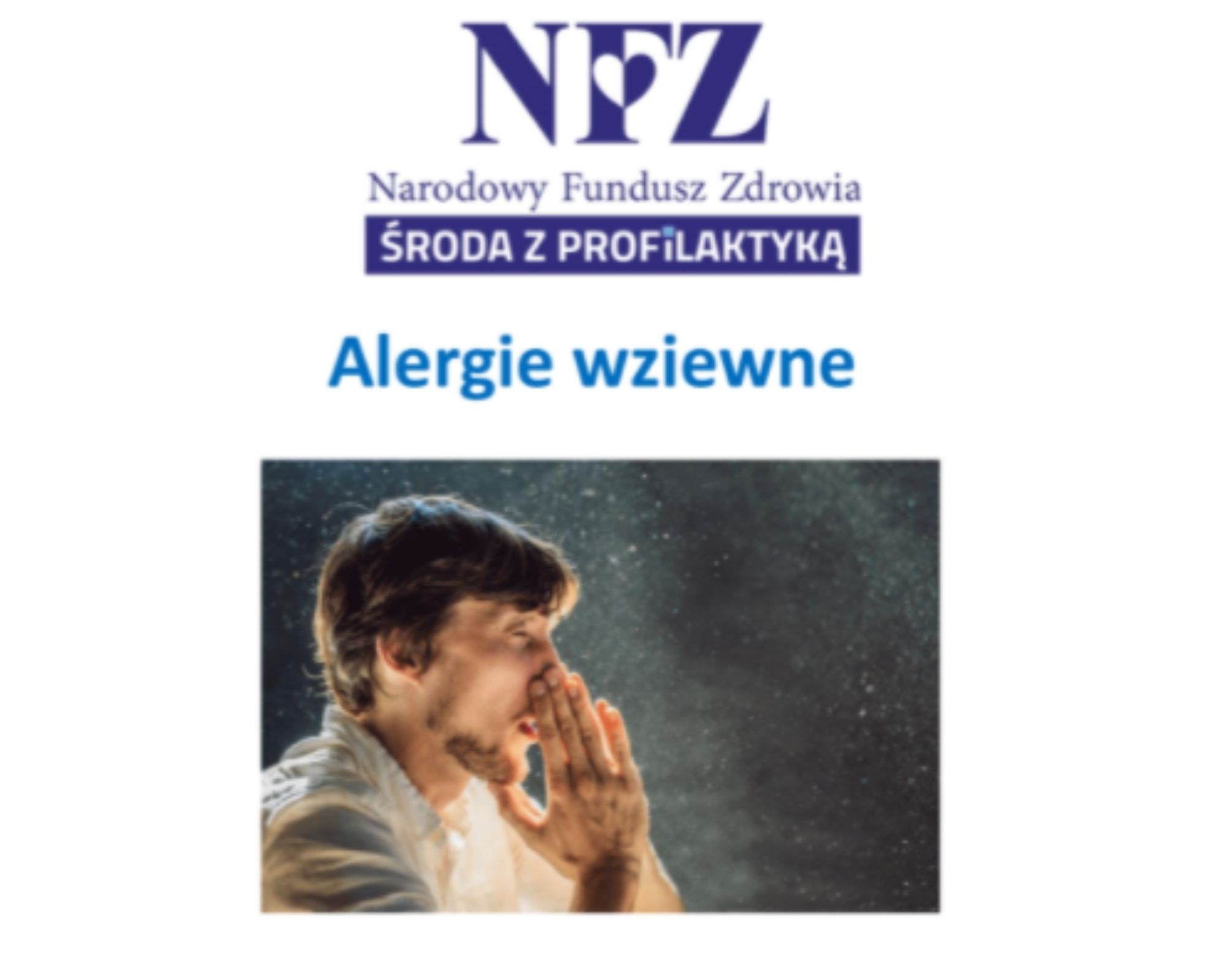 Ilustracja do informacji: Środa z profilaktyką - alergie wziewne