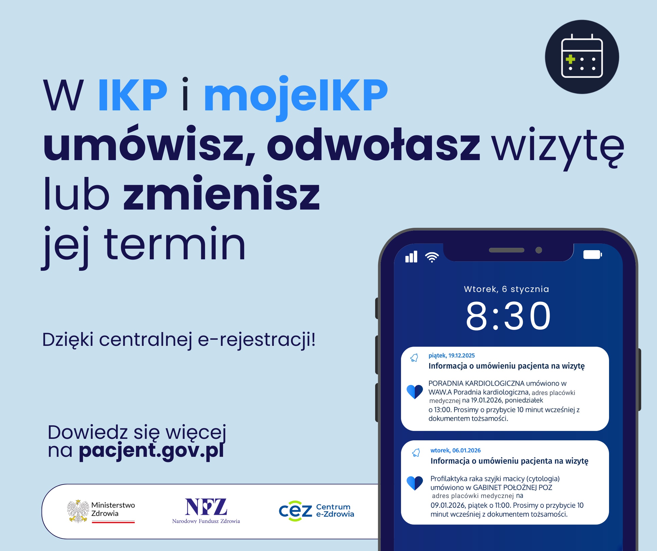 Ilustracja do informacji: Centralna e-rejestracja