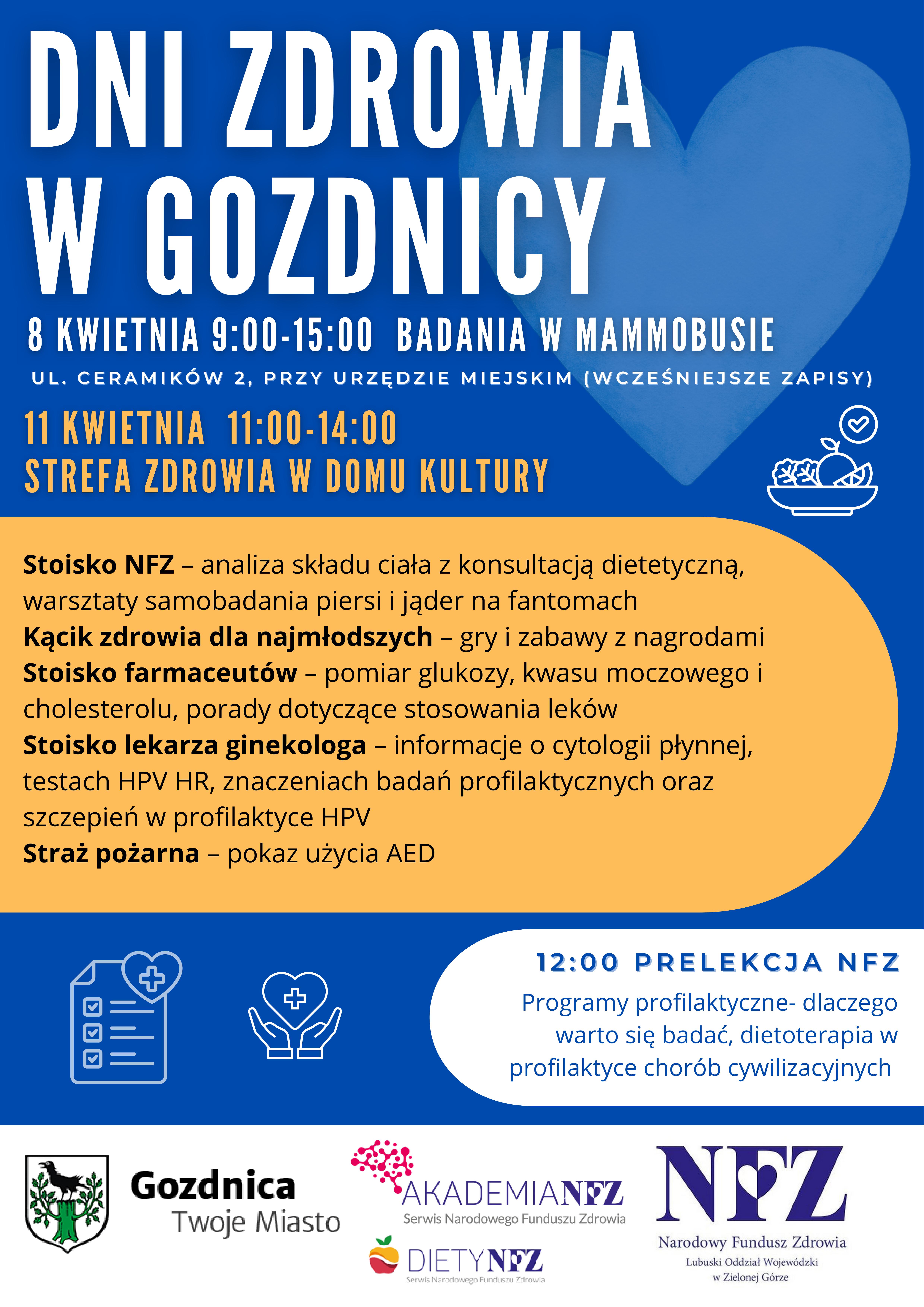 Ilustracja do informacji: Dni Zdrowia w Gozdnicy
