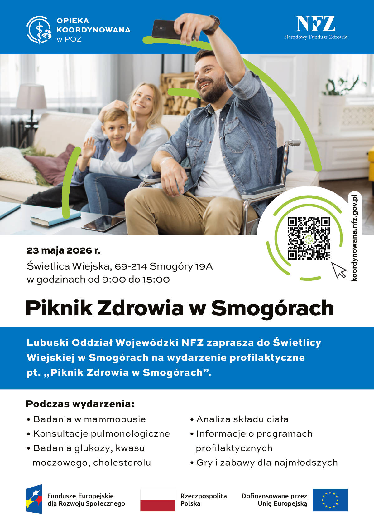 Ilustracja do informacji: Zapraszamy na wyjątkowy Piknik Zdrowia w Smogórach