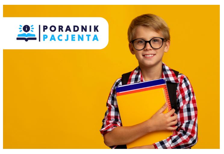 Ilustracja do informacji: Zastanawiasz się, jak dobrać odpowiedni plecak i stworzyć miejsce do nauki? Przeczytaj nasz Poradnik Pacjenta NFZ i zapewnij swojemu dziecku zdrowy start w nowy rok szkolny.